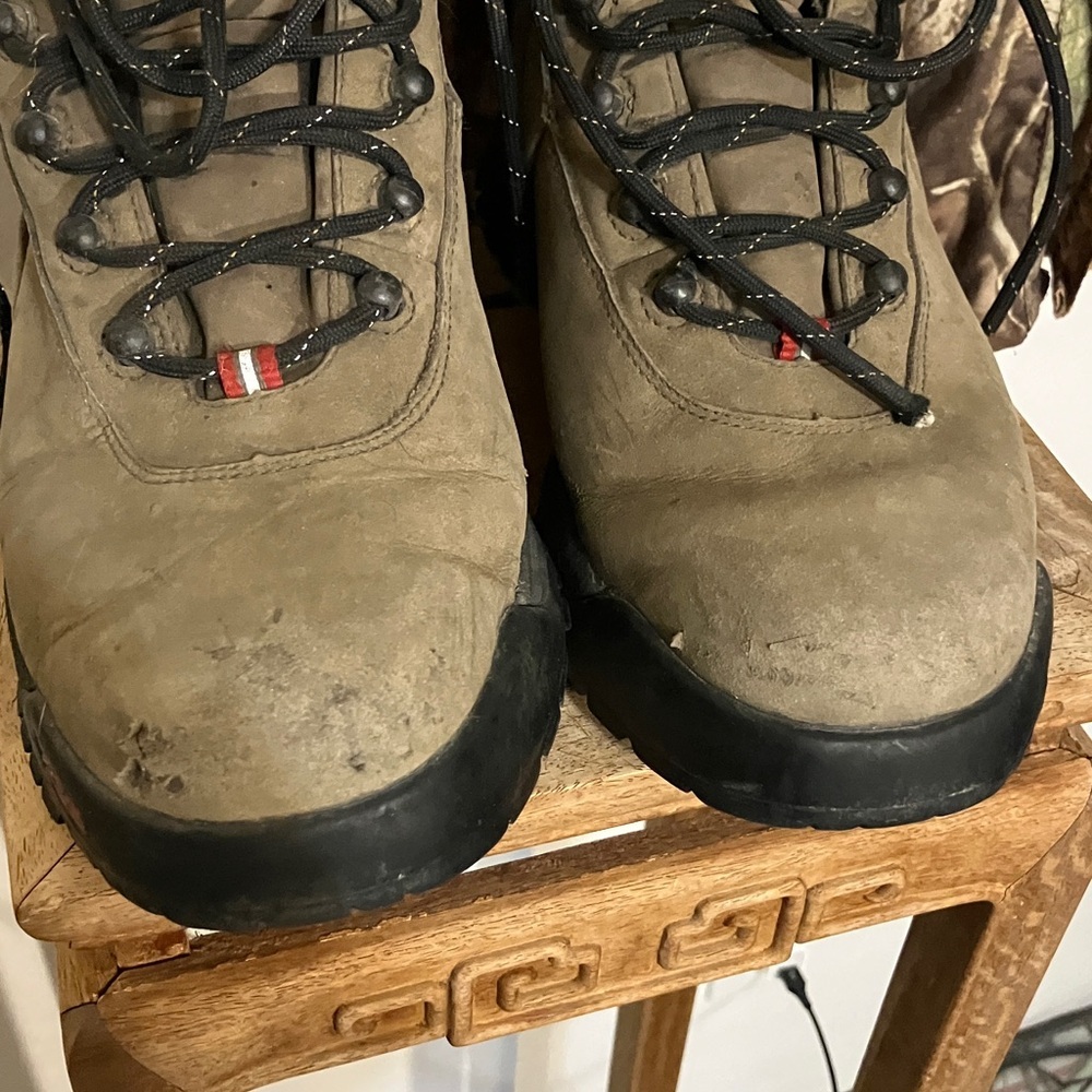 Rockport womens 9.5 hiking leather boot lightweight sturdy quality - Picture 3 of 12